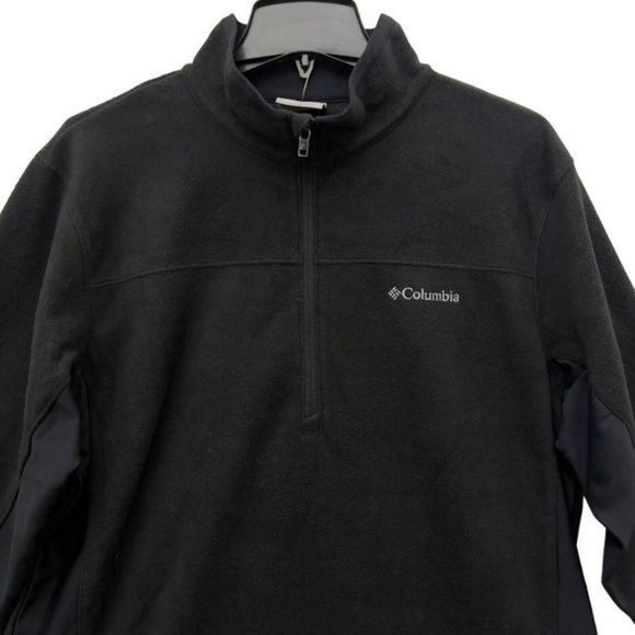 Columbia Men's Black Klamath Range II Half Zip Microfleece Pullover  Size L - Picture 9 of 13